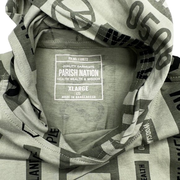 Parish Nation Prints Hooded Tee (7/XL) - Picture 4 of 6